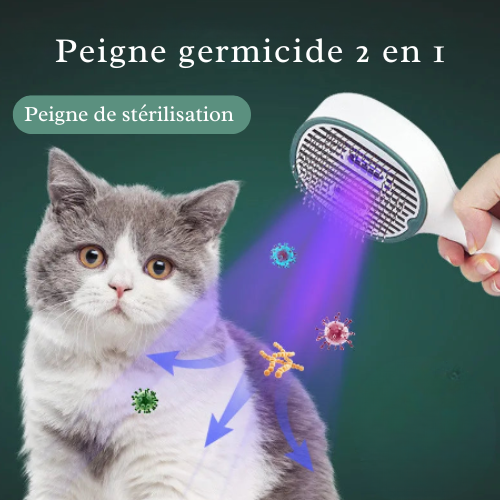 SPAZZOLA LED™ — Spazzola sterilizzante per mantello liscio e sano