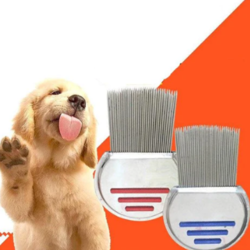Pettine antiparassiti delicato per animali domestici
