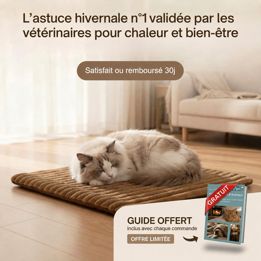 TAPPETINO AUTORISCALDANTE PER CANE E GATTO - Allevia naturalmente le articolazioni del tuo compagno.