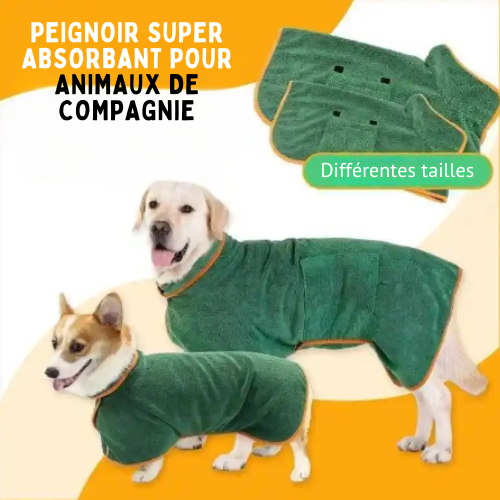 SECH'POIL™ — Accappatoio pratico per cani