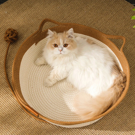 LA CIOTOLA ZEN — Cestino in cotone tessuto per gatti