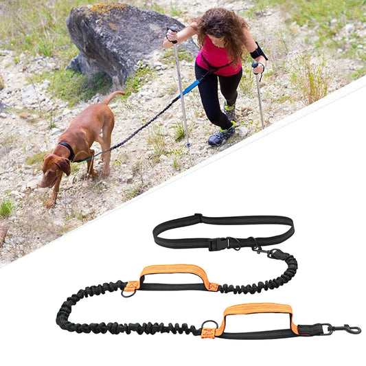 JOGBUDDY™ — Guinzaglio da jogging regolabile con doppio elastico