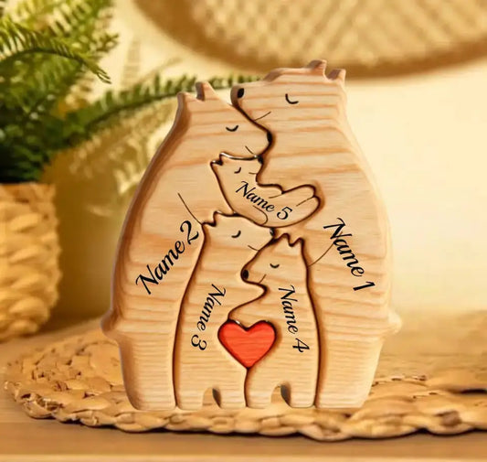 OURSUNIS™ — Puzzle in legno personalizzabile per famiglie