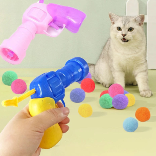 PETGUN™ — Lanciatore di palline interattivo per gatti